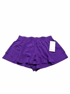 NWT Lululemon Shake It Out High-Rise Running Short 2.5" (College Purple) Size XL